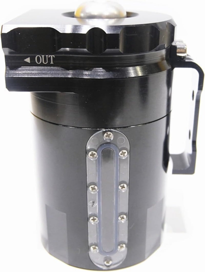 Wivplex Baffled Aluminum Oil Catch Can with Air Filter - Image 3