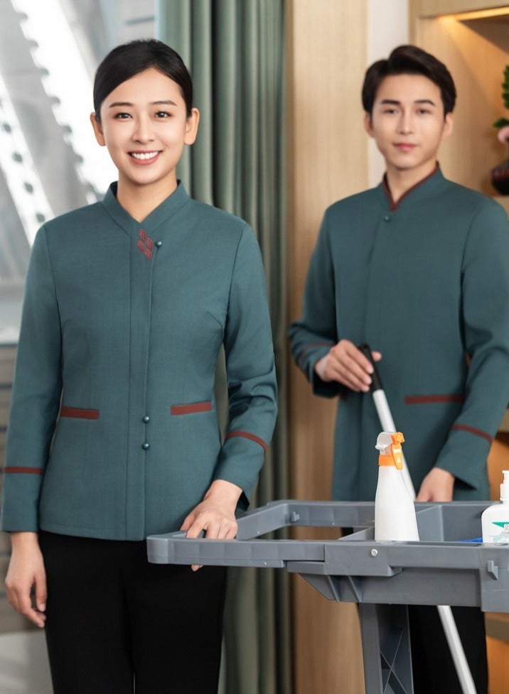 KUYING New Summer Cleaner Work Clothes  - Image 2