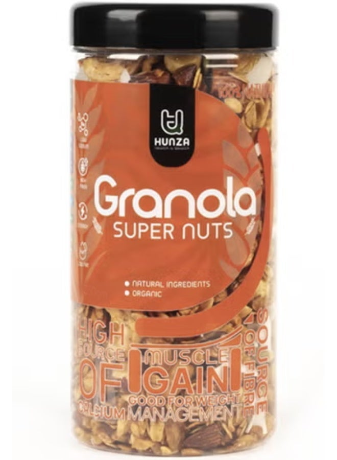 "Premium Granola with Nuts | 320g by hunza "
