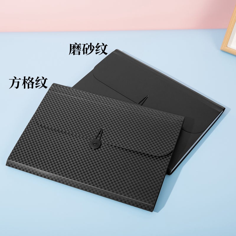 13-Grid Folder Pp Organ Bag A4 Office Storage File Bag Student Examination Paper Information Bag Multifunctional Storage Bag - Image 4