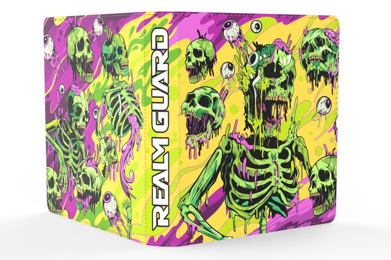 Realm Guard (Melting Skulls) 480 Card PU Textured Leather TCG Binder by Realm Guard - Image 2