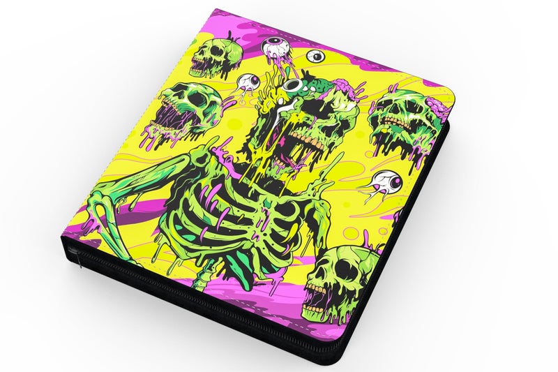 Realm Guard (Melting Skulls) 480 Card PU Textured Leather TCG Binder by Realm Guard - Image 3