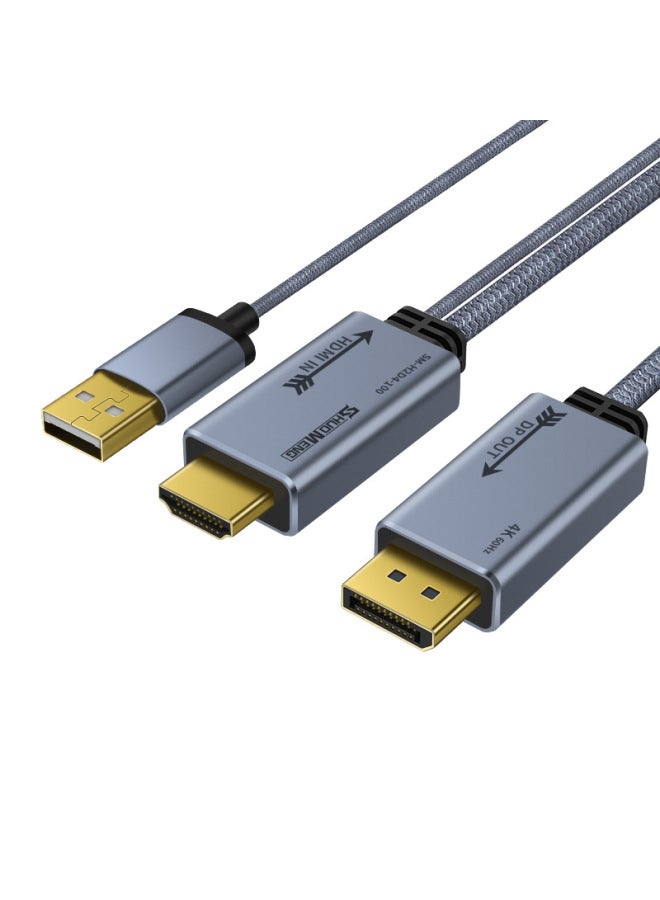 Master's Hdmi To Dp Line 4k60hz Video Converter Computer Connection Monitor Displayport Port Cs5801 - Image 5