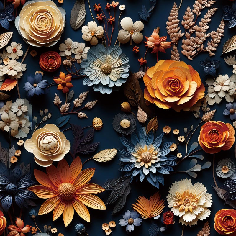 FunStick Off White 3D Floral Wallpaper Peel and Stick Embossed Flower Wallpaper for Bedroom Removable White Contact Paper Peel and Stick Wall Paper Decor for Bathroom Walls Cabinets Ceiling 17.5"x118" - Image 1