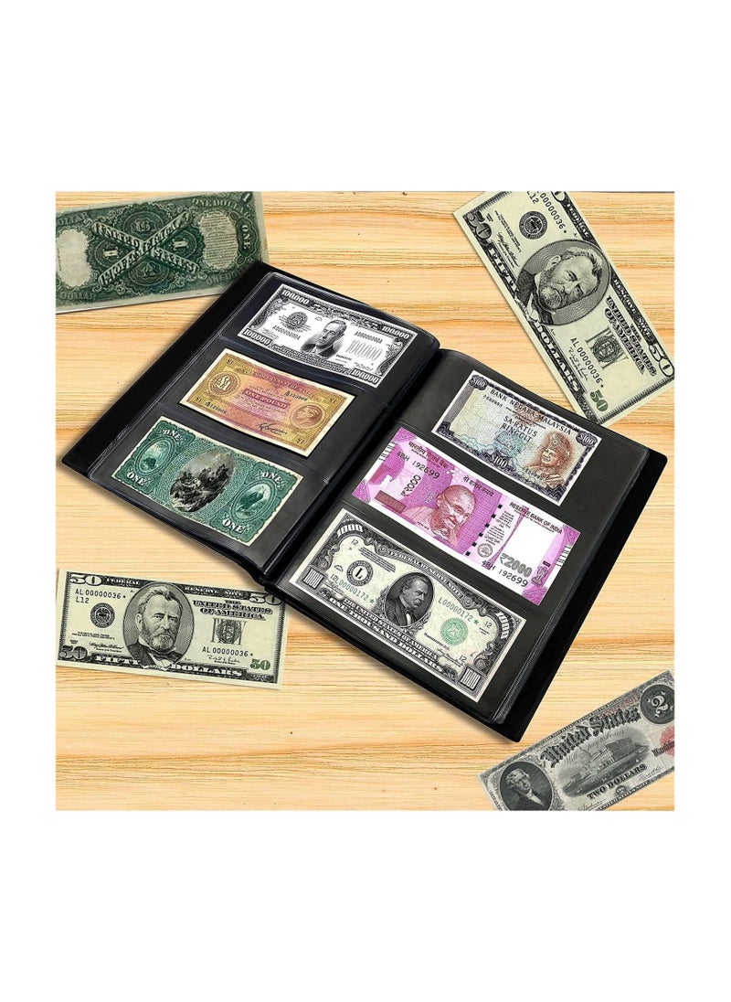 Mahogany Life Mahogany Life Currency Note Collection Album with Leather Cover (102 Pockets)  - Image 3