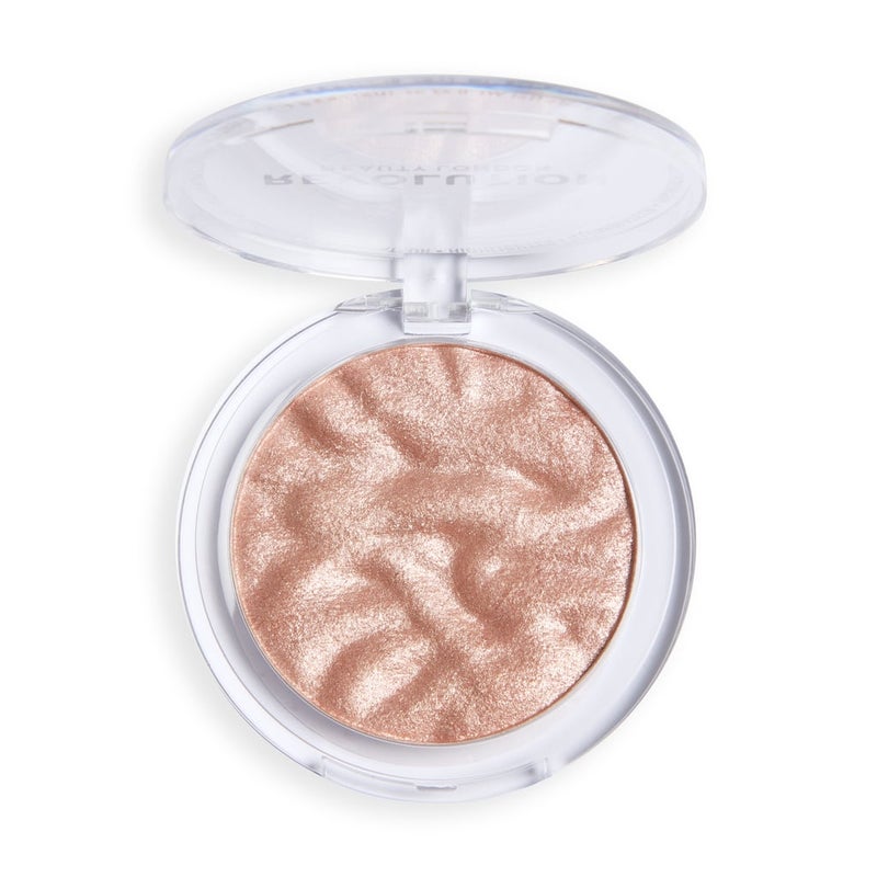 Revolution Reloaded Talc-Free Powder Highlighter – Bold Bloom - Image 5