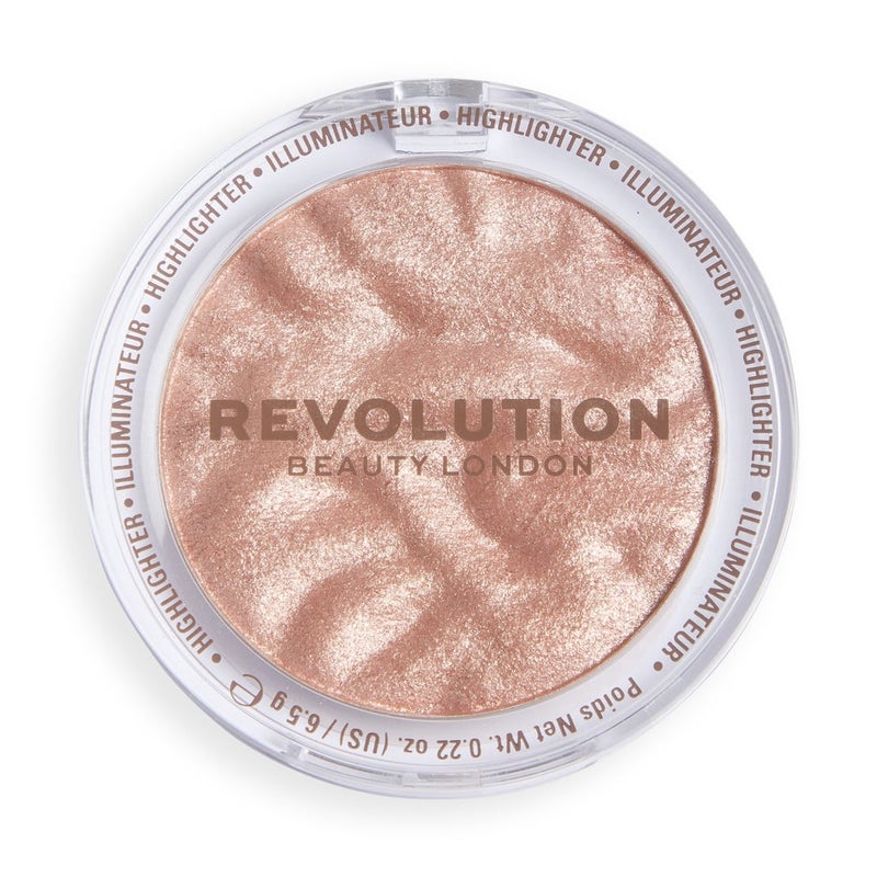 Revolution Reloaded Talc-Free Powder Highlighter – Bold Bloom - Image 2