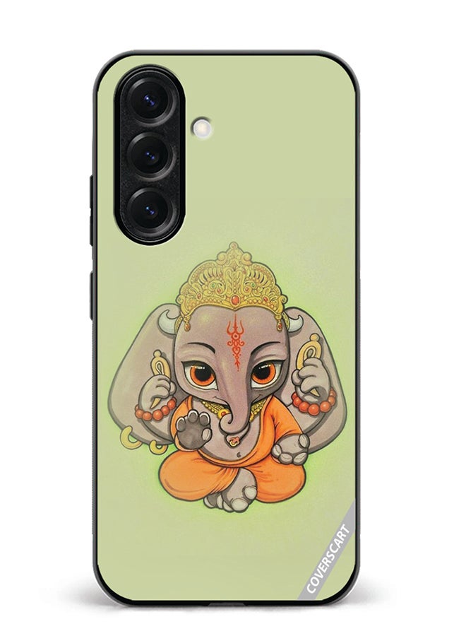 Protective Case Cover For Samsung Galaxy S25 Plus Ganpati Bappa Design Multicolour