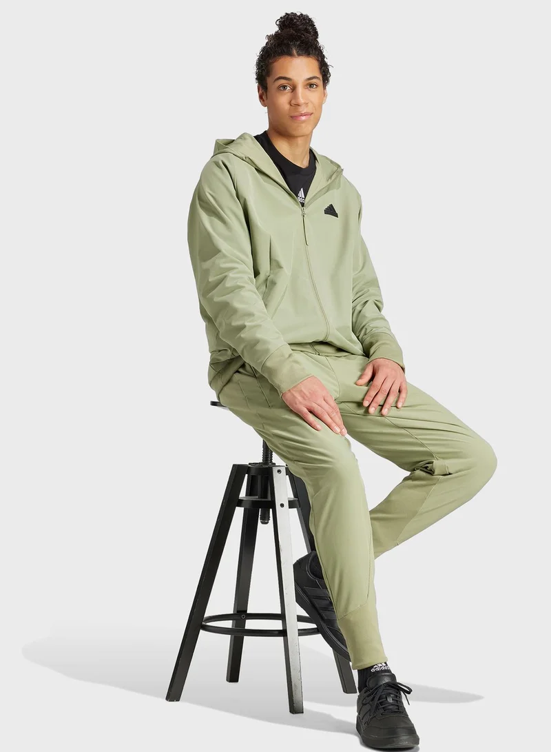 adidas جاكيت Z.N.E منسوج بسحاب كامل