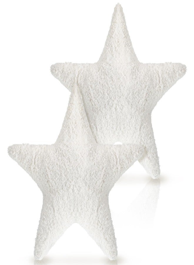Yuntau 2 Pieces Starfish Throw Pillows Starfish Shaped Pillows 11.8" Cuddly Huggable Plush Floor Cushions Room Decor for Birthday Bedroom Sofa Couch Gift Bedroom - Image 2