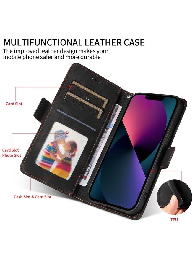 S-TOP Case For Motorola Moto G85 / S50 Neo Embossed Rhombus Starry Leather Phone Case - Image 3