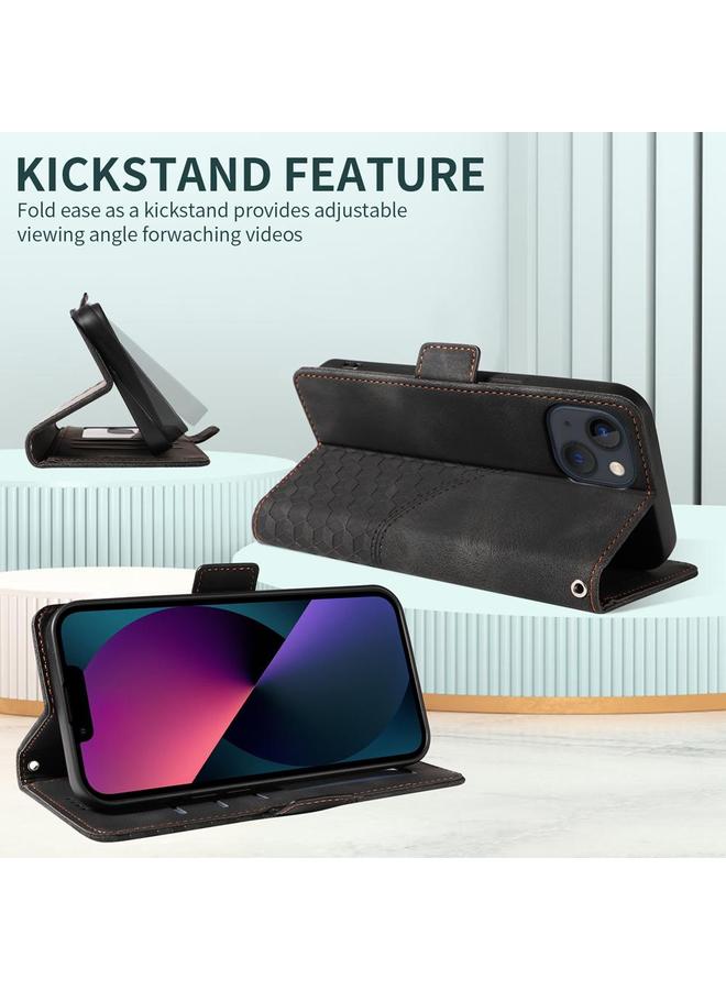 S-TOP Case For Motorola Moto G85 / S50 Neo Embossed Rhombus Starry Leather Phone Case - Image 4