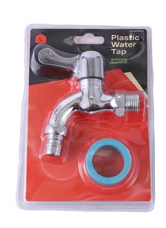 LAWAZIM Plastic Water Tap-Metal - ABS Plastic Lead-Free Leak-Proof Screw-In Water Faucet- Single Handle Water Jug Container Faucet Washing Machine Bibcock Faucet for Safe Drinking Water Applications  - Image 5