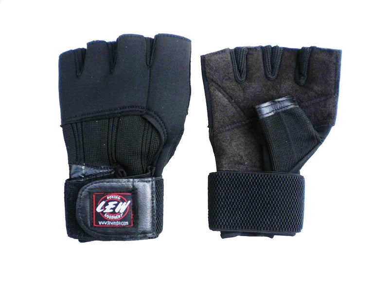 LEW Black Neoprene Weight Lifting Gloves - Image 2