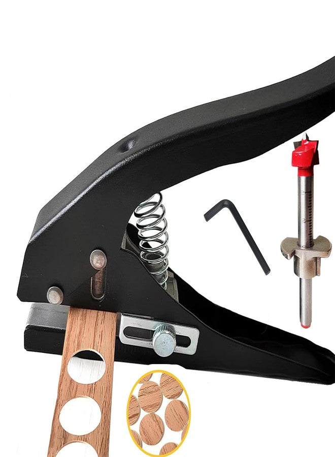 Serplex® Single Hole Punch 15mm Dia Hole Punch Plastic Hole Punch Spring Loaded Heavy Duty Hole Punch for Tagging, Plastic Cardboard, Slim Plastic Sheet - Image 1