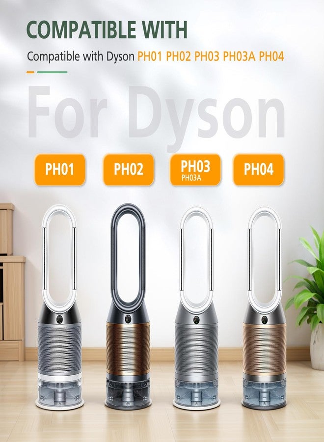إزينلايف عبوتان من فلاتر ألياف الكربون PH04 البديلة للمبخر، متوافقة مع أجهزة تنقية وترطيب الهواء من دايسون PH01، PH02، PH03، PH04، PH3A. - Image 2