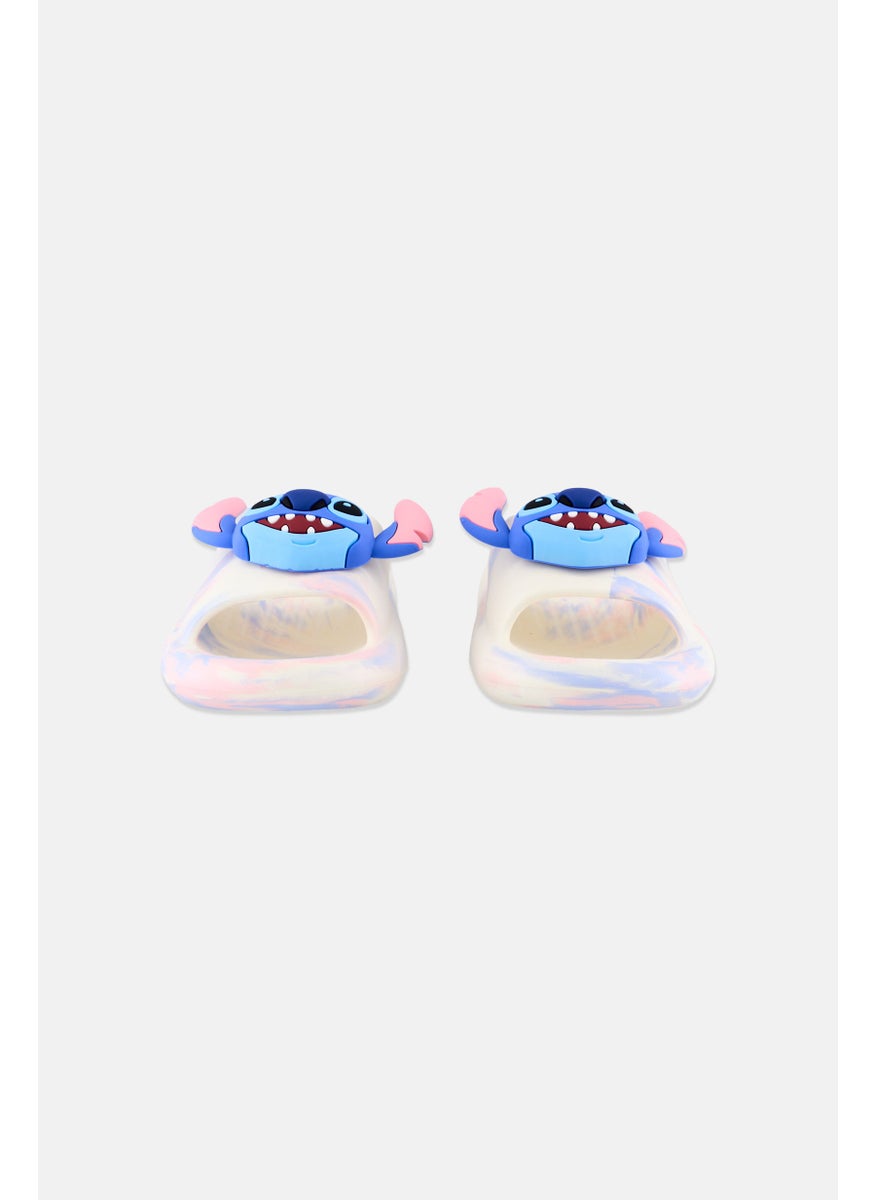Disney Kids Boy Stitch Slip On Slides, Multicolor  - Image 2