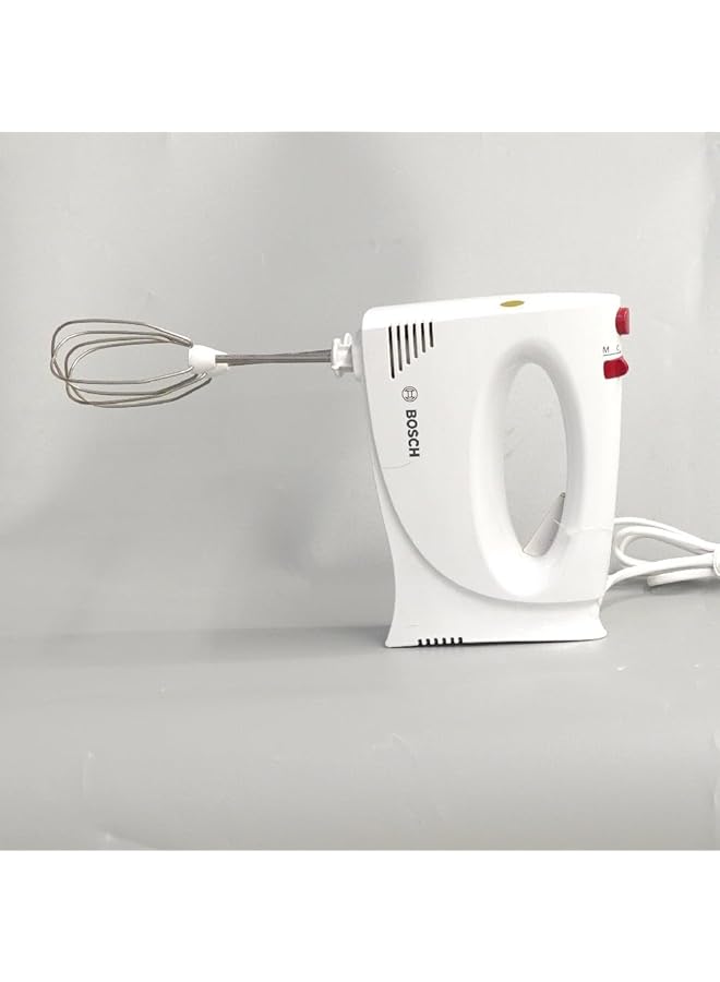 BOSCH 300W Hand Mixer Easy To Use Stainless Steel Whisks 2 Speeds Turbo Function Disconnect Button For Smooth Tool Switching German Engineering White - Image 3