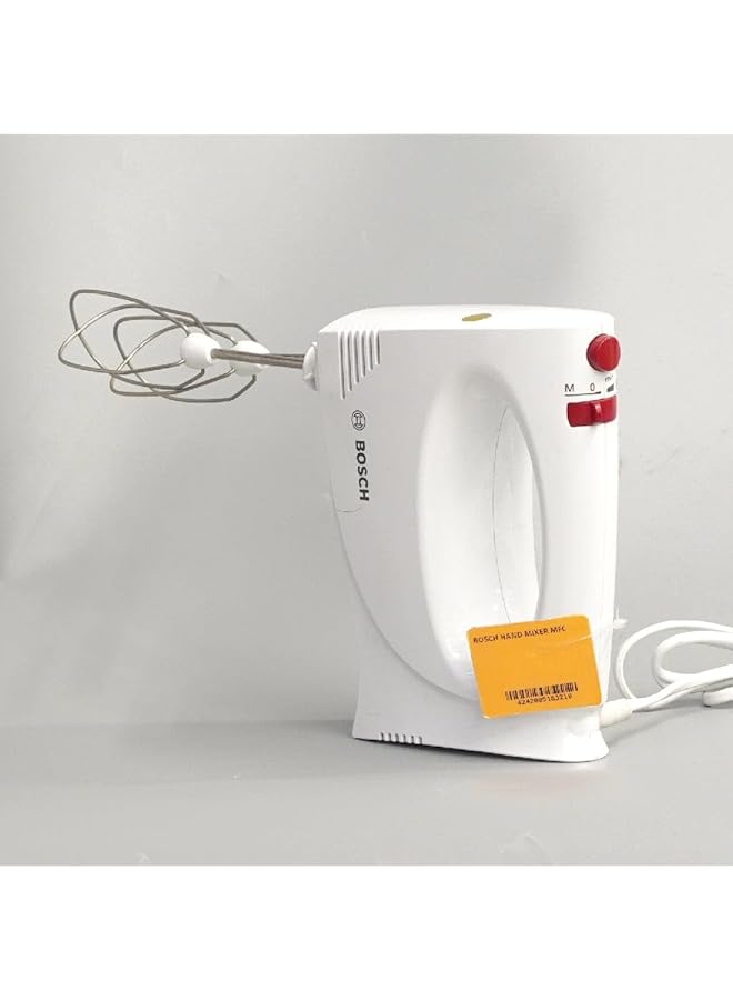 BOSCH 300W Hand Mixer Easy To Use Stainless Steel Whisks 2 Speeds Turbo Function Disconnect Button For Smooth Tool Switching German Engineering White - Image 2