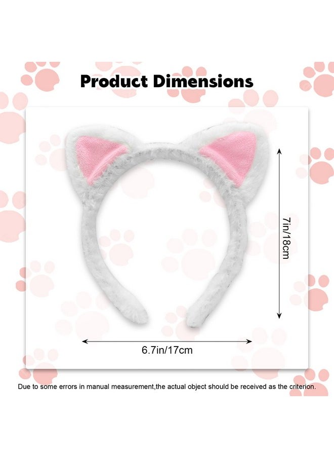 AEGYPIUS Cat Ears Headband Velvet Headbands For Women Soft Plush Material Headband Perfect For Cosplay Velvet Hairband Cat Headband For Parties Ideal For Women And Girls  - Image 2