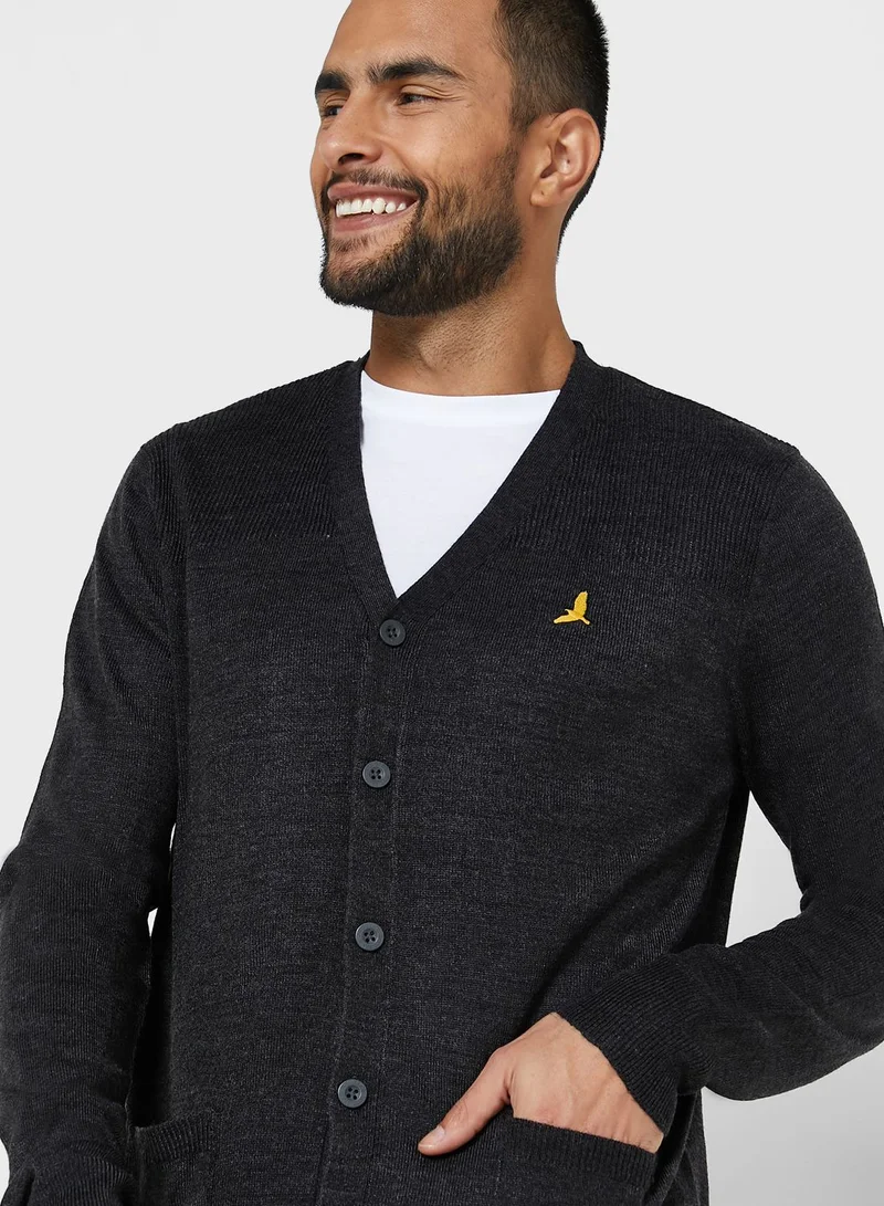BRAVE SOUL Bravesoul Cardigan With Left Chest