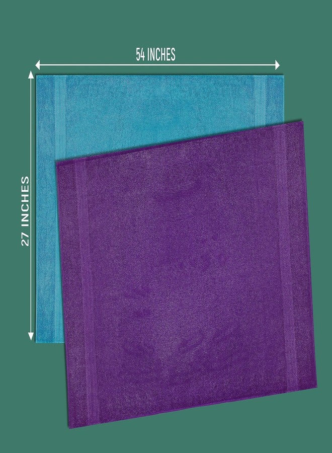 ZUPERIA Premium Multicolor Bath Towels Set of 8 (27" x 54") 100% Pure Cotton Shower Towels Soft Feel, Lightweight & Highly Absorbent Towels for Bathroom, Pool, Spa and Hotel Use - Image 5