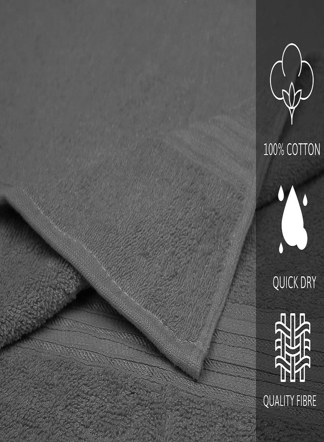 ZUPERIA Premium Multicolor Bath Towels Set of 8 (27" x 54") 100% Pure Cotton Shower Towels Soft Feel, Lightweight & Highly Absorbent Towels for Bathroom, Pool, Spa and Hotel Use - Image 3