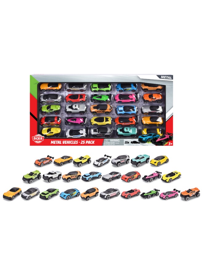 Dickie Die-cast Vehicles 25 Pack