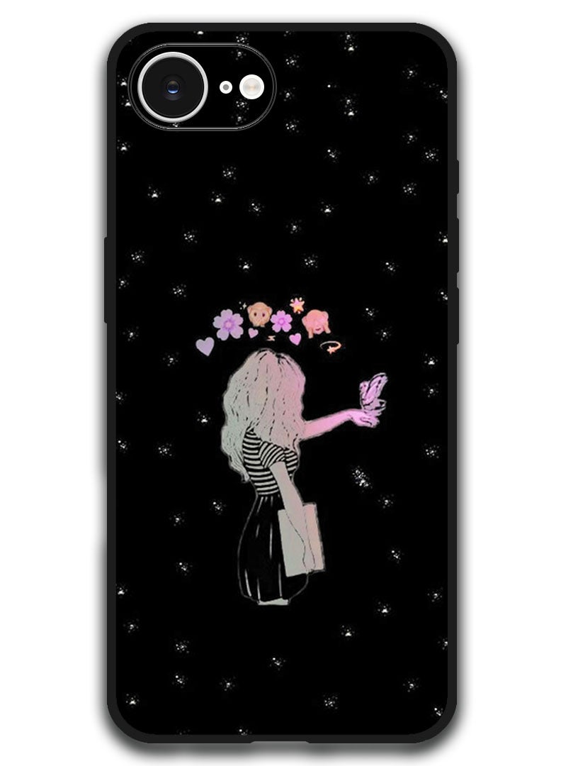 ثيودور حافظة متوافقة مع هاتف ابل ايفون 16e 6.1 بوصة غطاء حماية مضاد للصدمات - زبدة البنات - Image 1