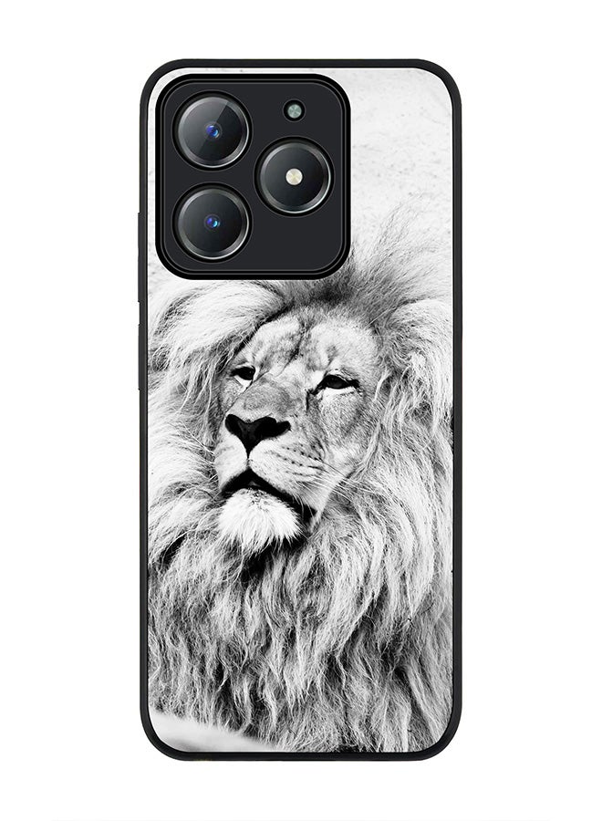 Stylizedd For Realme C63 / Realme C61 4G Case,Slim fit Camera Protection, Shockproof Thin Phone cover  - Wise Lion - Image 1
