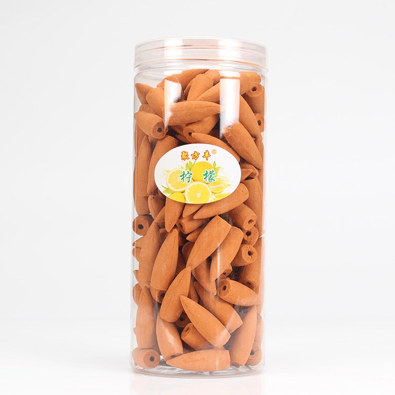 مبيعات مباشرة من المصنع حبوب العطر العكسي التدفق، العطر البوذي، العطر الصندلي، العطر الزهري الملون، أطلالة العطر البرجية التدفق الممتدة، لمنزلك، ليمون (حوالي 168 حبة لكل جرة) - Image 1