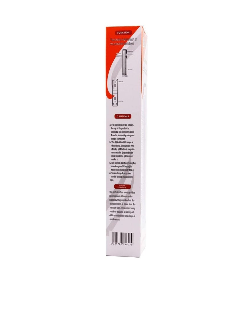 Generic Emergency Light Lamp LL-7603R -1 with built-in long life and rechargeable lead acid battery with a high capacity of 2500ml , Super Bright SMD LED White in trip , camp and Family outdoor gatherings  - Image 5