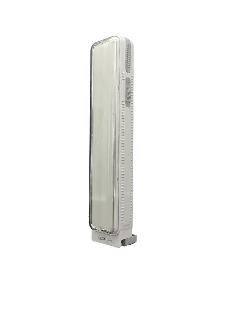 Generic Emergency Light Lamp LL-7603R -1 with built-in long life and rechargeable lead acid battery with a high capacity of 2500ml , Super Bright SMD LED White in trip , camp and Family outdoor gatherings  - Image 2