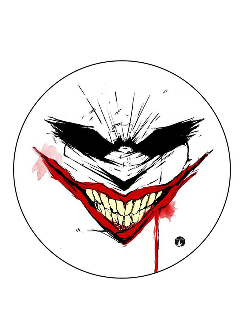 RKN The Joker Printed Mouse Pad Round  Multicolour