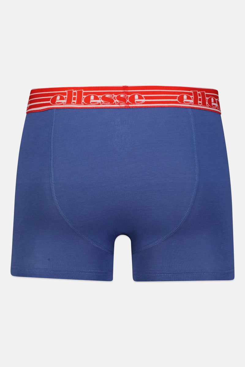 Ellesse Men 3 Pack Brand Logo Trunks, Multicolor - Image 4