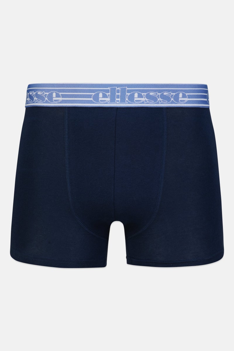 Ellesse Men 3 Pack Brand Logo Trunks, Multicolor - Image 5