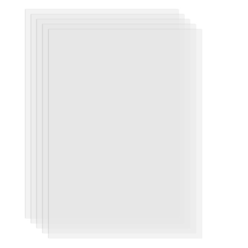 FEP Film Transparent Release Film Sheet 280*200mm Thickness 0.1mm High Transmittance Strength Compatible with Wanhao D8 D7 DLP Photon SLA UV Resin 3D Printer, 5pcs - Image 1