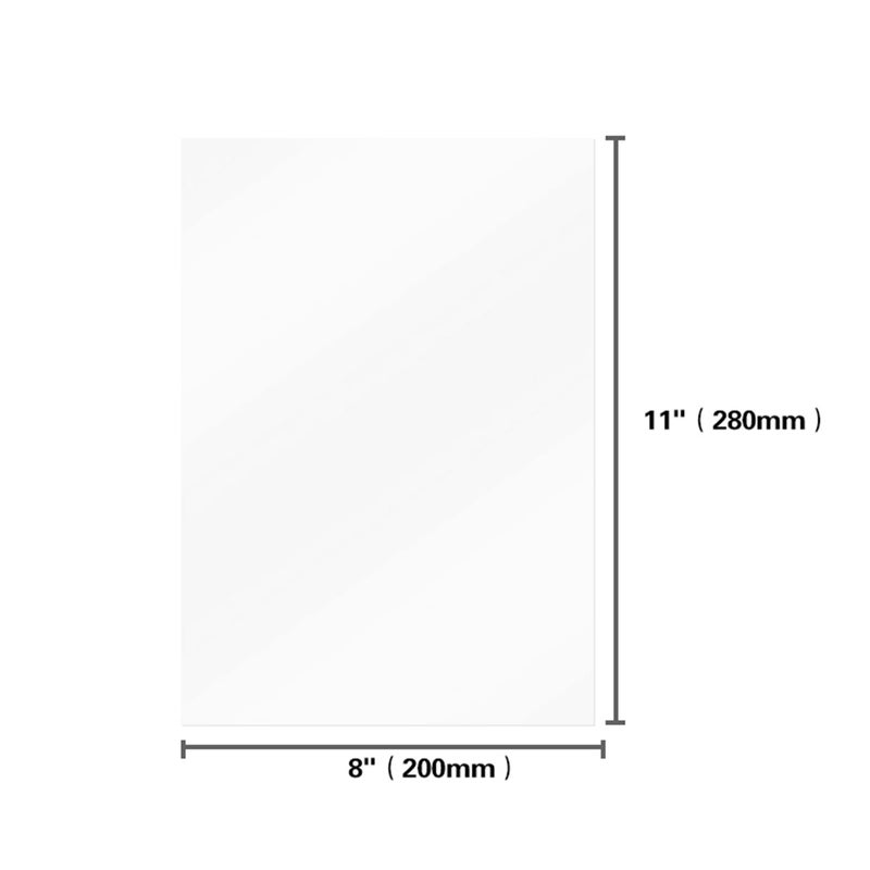 FEP Film Transparent Release Film Sheet 280*200mm Thickness 0.1mm High Transmittance Strength Compatible with Wanhao D8 D7 DLP Photon SLA UV Resin 3D Printer, 5pcs - Image 4