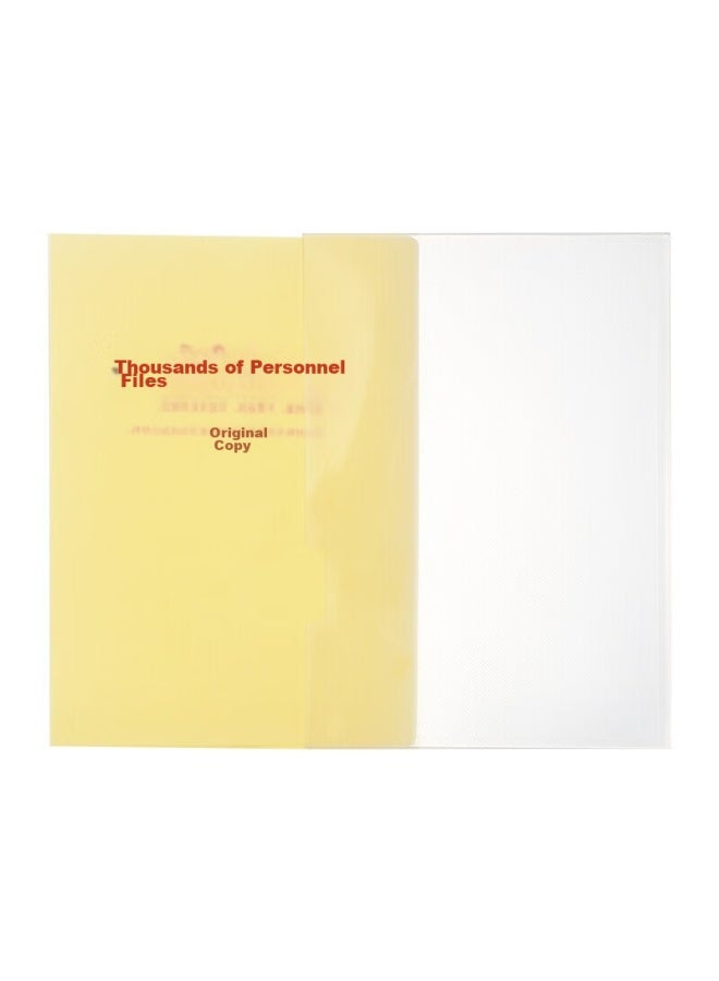 Simaa 10-pack علب ملفات شخصية متميزة من مادة Pp، معيار جديد A4 4.5cm، علب ملفات موظف/عامل/عضو حزب، 6873 - Image 3