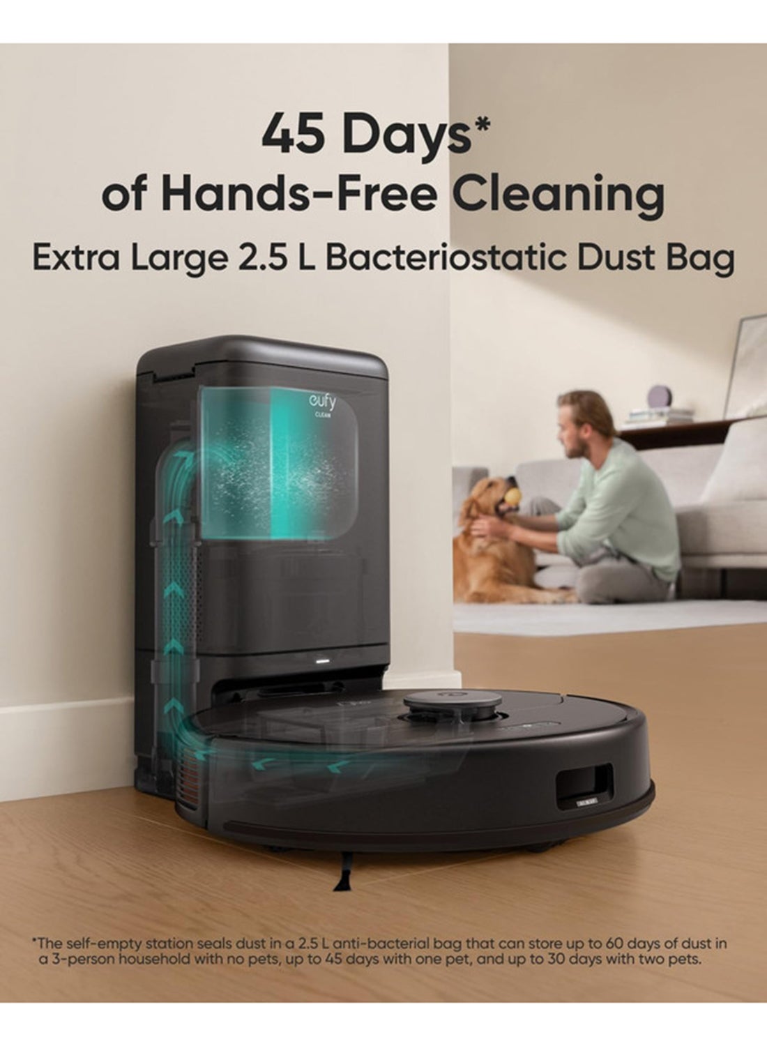 ユーフィクリーン　X8 Pro with Self-Empty Station eufy Clean X8 Pro Robotic Vacuum Cleaner Self-Empty Station, Twin