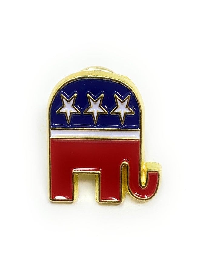 Funiverse Wholesale Bulk 20 Pack of Republican Party Elephant Lapel or Tie Pins - Perfect for Campaign Events, Election Parties and Staff Gifts - Image 1