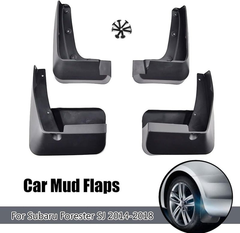 Wivplex 4pcs Molded Car Mud Flaps for Subaru Forester - Image 2