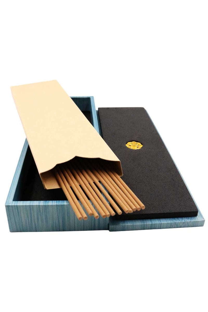 Bakhoor BoSidin Premium Cambodian Oud Incense Sticks with Beautiful Holder – 12pcs 3mm Thicker Agarwood Sticks in Luxurious Gift Box for Meditation and Home Fragrance  - Image 2
