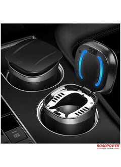 Car Ashtray  Portable with Blue Cold Light Indicator With Solar Powered For Vehicle Home And Office Black - pzsku/ZFC5B1129D08D24A19852Z/45/_/1687871385/f3d348c6-53c2-48e1-a9d6-36056e1c4580