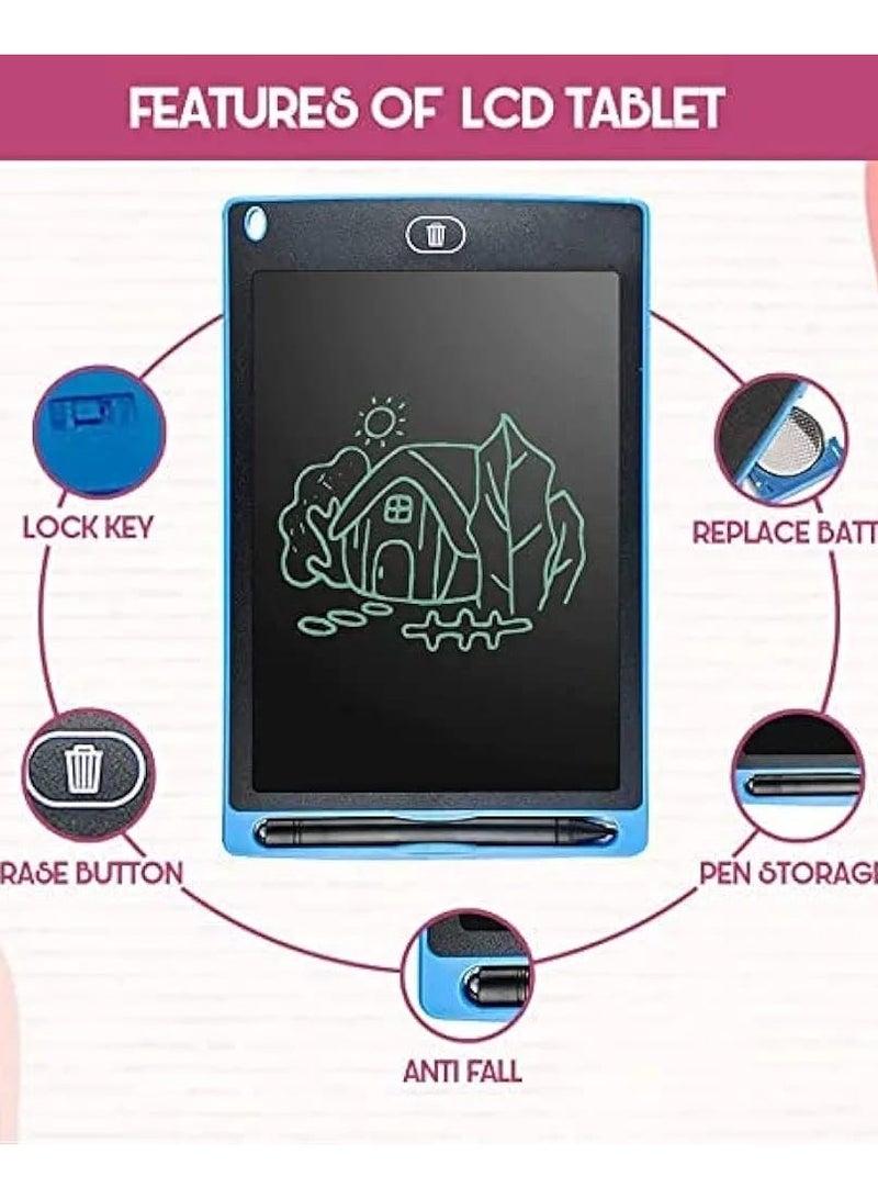 لوحة الكتابة LCD | لائحة الرسم الرقمي مع قلم رسومات لاسلكي | كاتب إلكتروني محمول خال من البطارية | ألعاب لوحية تعليمية للأطفال | لائحة الرسم والتسجيل - Image 2