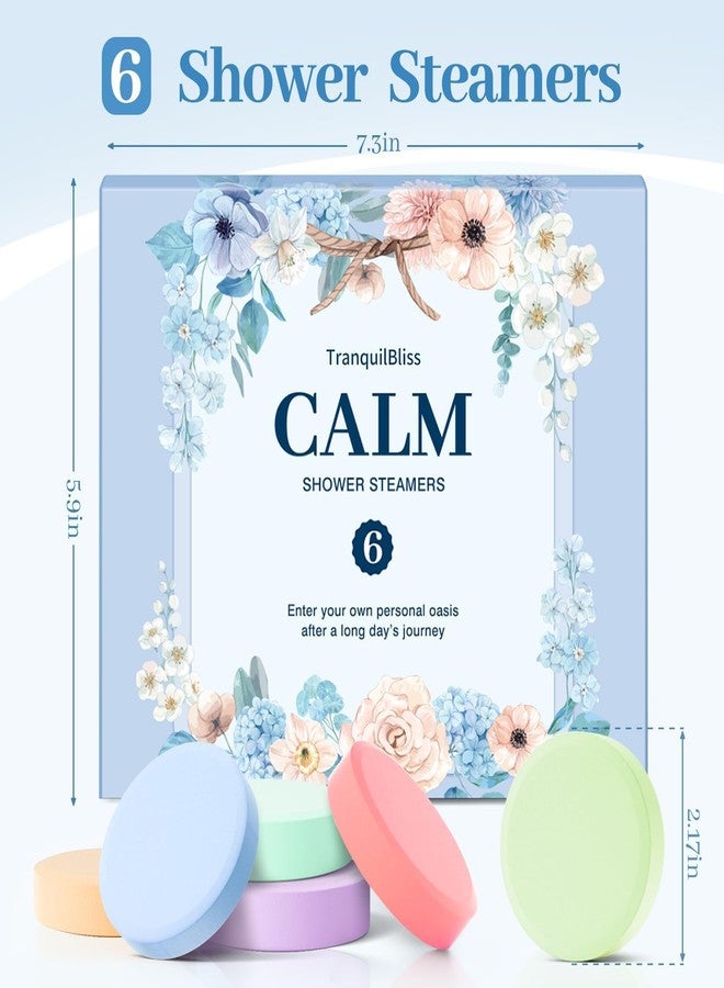 TranquilBliss Shower Steamers 6 Count, Shower Steamers with Natural Ingredients, 6 Different Scents & Individually Wrapped, Christmas and Birthday Good Option for Her, Mom, Friends - Image 2