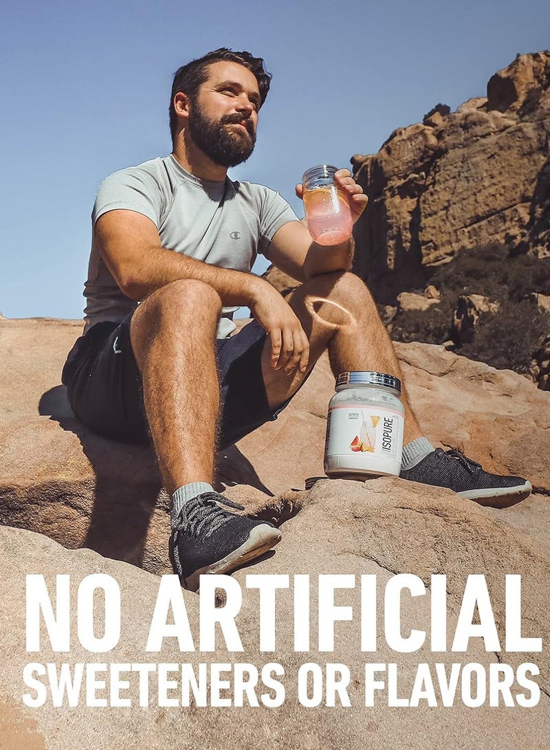 Isopure Protein Powder, Gluten Free, Whey Protein Isolate, Post Workout Recovery Drink Mix, Prime Drink, Infusions- Tropical Punch, 16 Servings - Image 4