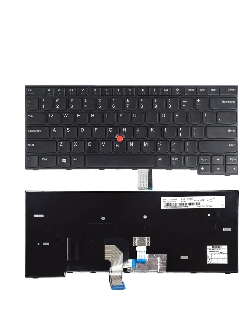 ARABIC Keyboard Compatible with Lenovo IBM ThinkPad Edge E470 E470c E475 - Image 3