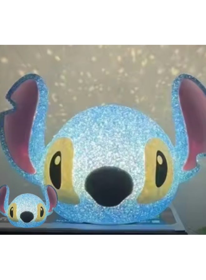 Stitch 3D Cartoon Night Light – Soft LED Bedside Lamp for Kids Room Decor - Image 1