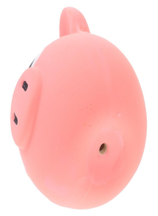 SUPVOX Latex Pig Head Squeaky Dog Toy for Small and Medium Dogs - Interactive Chew Toy for Puppies to Relieve Stress and Prevent Furniture Damage - Image 3